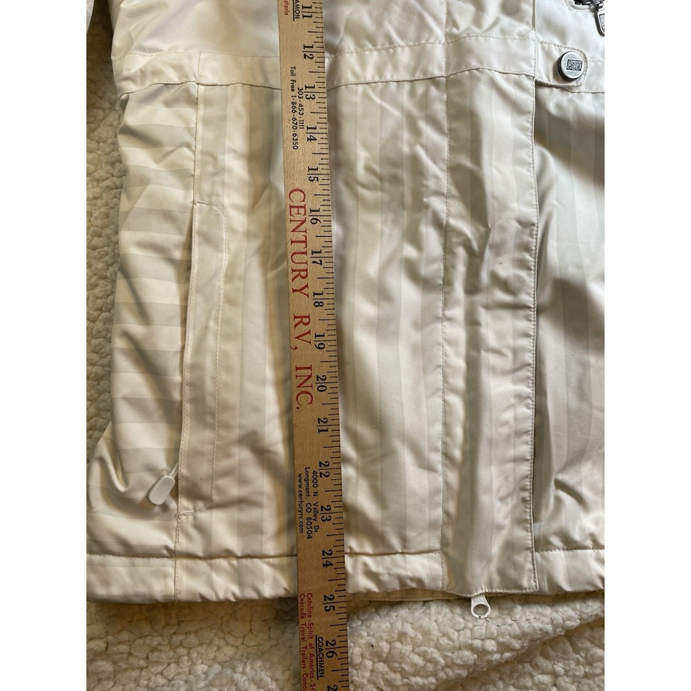 BODY GLOVE Snow Ski Snowboarding JACKET Womens Medium White Hood - Picture 2 of 12